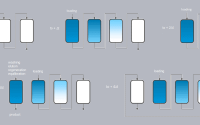 Continuous chromatography to improve process performance