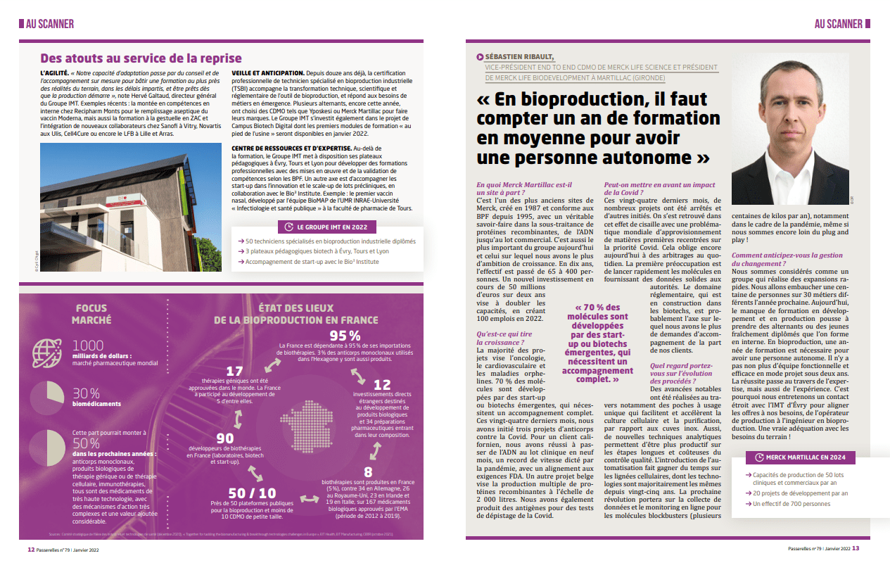 GTP Bioways CDMO - Passerelles Groupe IMT n°79